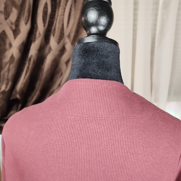 ANDREW MARC  Women's Long Sleeve Asymmetrical Thermal Tunic Faux Leather Trim 3X - Picture 6 of 11